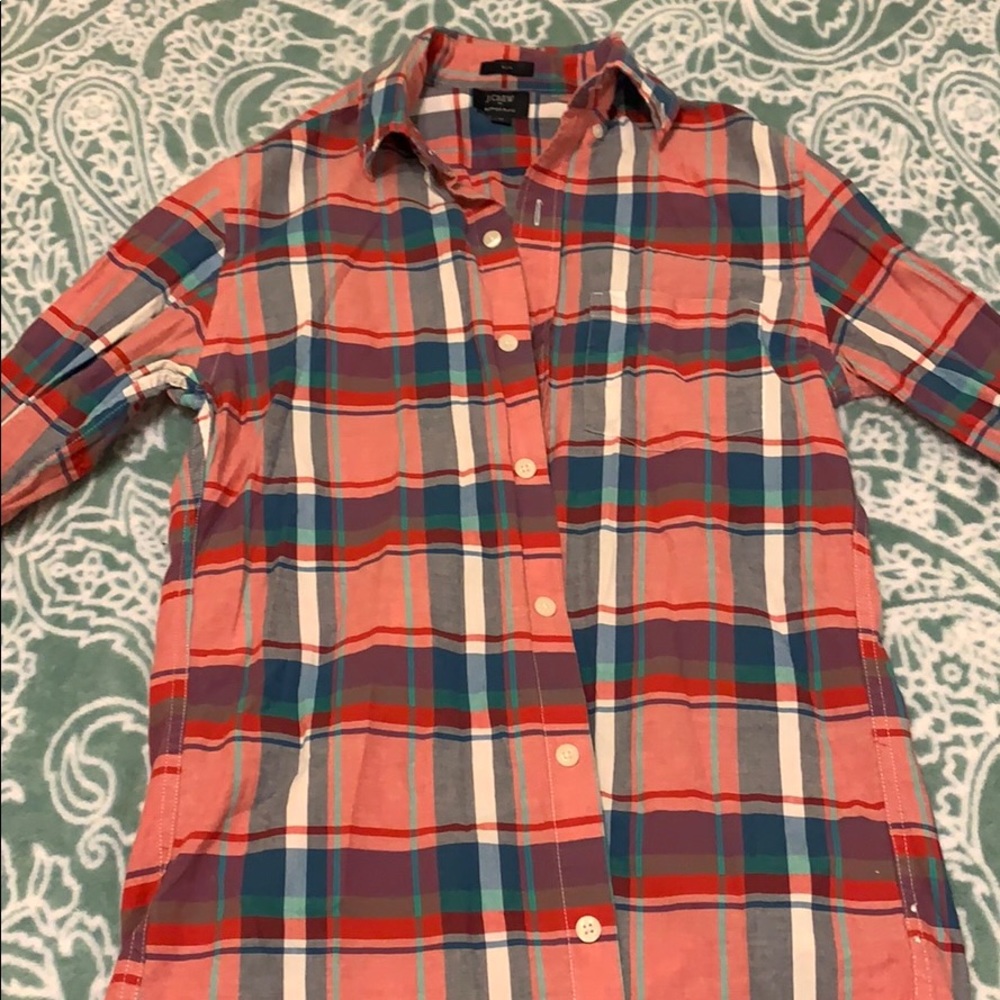 Plaid button up